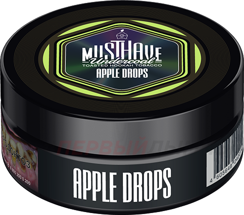 (МТ) Must Have 25гр Apple Drops  (с ароматом яблочных конфет)