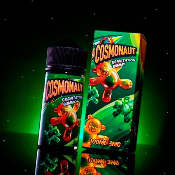 Жидкость Cosmonaut 100мл 3мг Gravitation Gummy - Мармеладные конфеты с манго