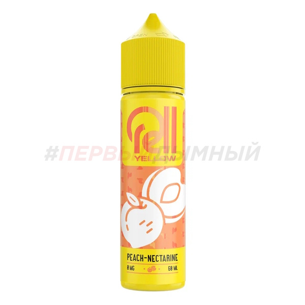 Жидкость RELL Yellow 60мл 3мг Peach Nectarine - Персик Нектарин