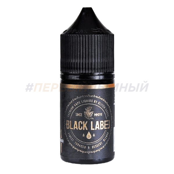 Жидкость SALT Glitch Sauce Black Label 30мл 20мг Deluxe Lemon Tart - Лимонное пирожное с заварным кр