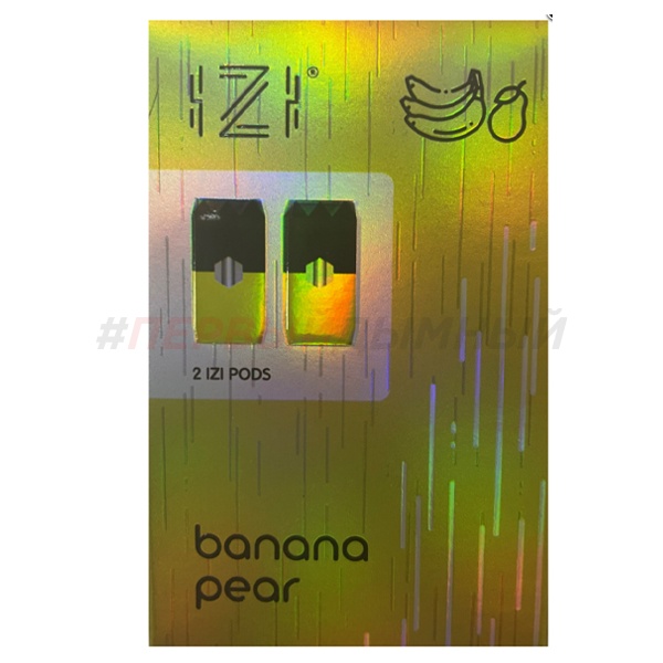 Картридж IzI x2 - Banana pear(Банан-Груша) Совместимый с Juul
