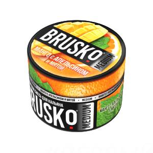 (МТ) Brusko 50гр Medium Манго с апельсином и мятой