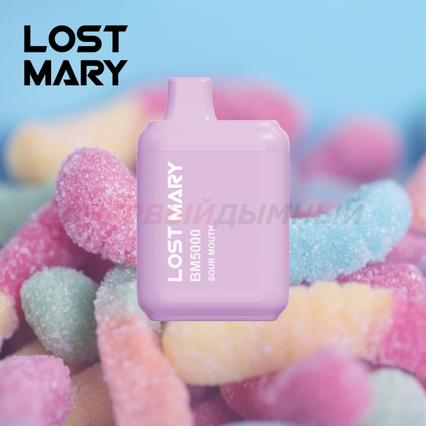 Одноразовая Э.С. Lost Mary BM(5000) Кислый взрыв (с подзарядкой)