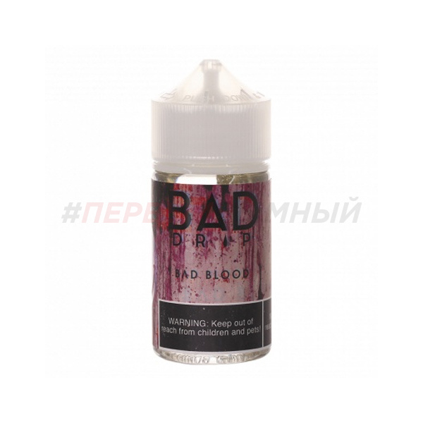 Жидкость USA Bad Drip 60мл 3мг Bad Blood - Черника, гранат и ваниль