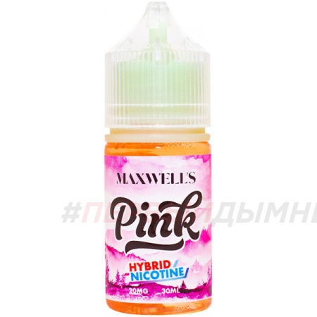 (МТ) Жидкость HYBRID Maxwells 30мл 20мг Pink - Охлажденный малиновый лимонад