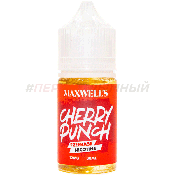 Жидкость Maxwells 30мл 12мг Cherry Punch - Вишневый пунш