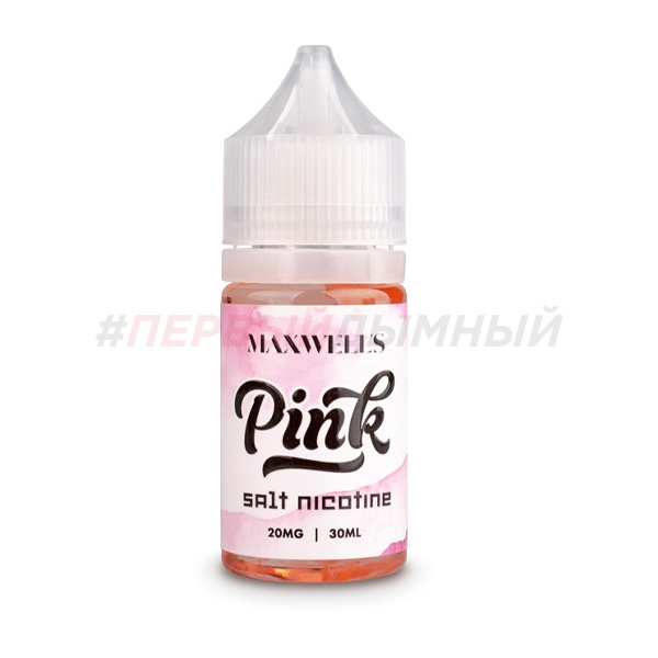 Жидкость SALT Maxwells 30мл 12мг Pink - Охлажденный малиновывй лимонад