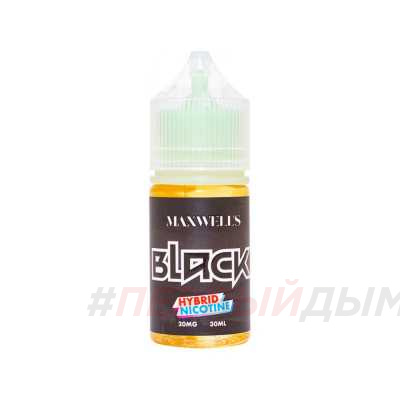 (МТ) Жидкость HYBRID Maxwells 30мл 20мг Black - Терпкий табак