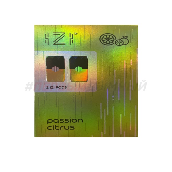 Картридж IzI x2 - Passion Citrus (Цитрус) Совместимый с Juul