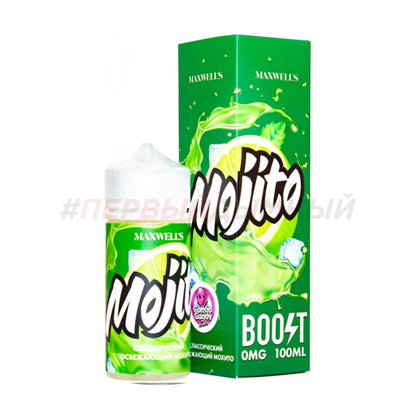 Жидкость Maxwells 100мл 0мг Mojito - Классический освежающий мохито