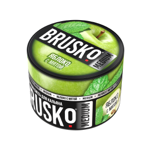 (МТ) Brusko 50гр Medium Яблоко с мятой