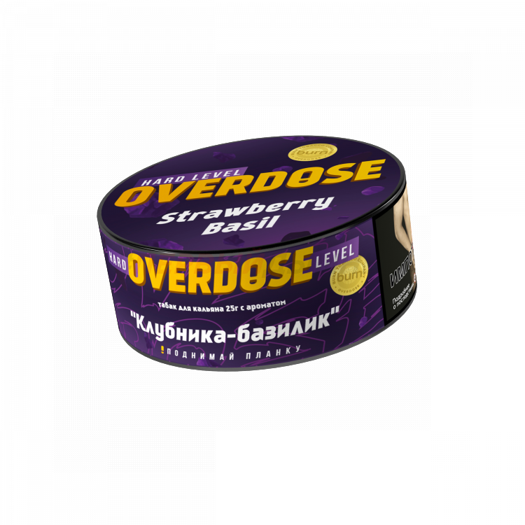 (МТ) Overdose 25гр Strawberry Basil - Клубника базилик