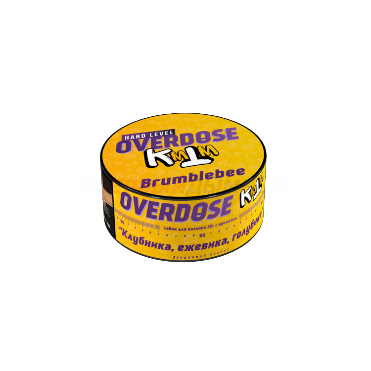 (МТ) Overdose 25гр Brumblebee - Клубника ежевика голубика