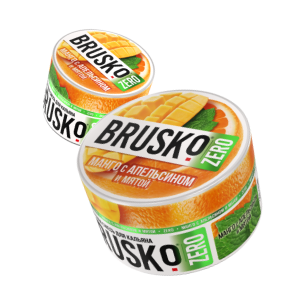 (МТ) Brusko 50гр ZERO Манго с апельсином и мятой