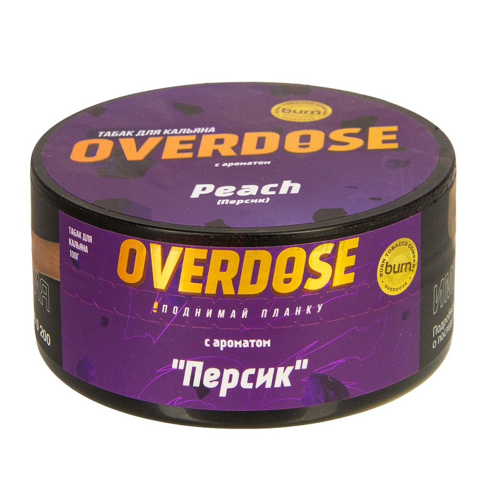 (МТ) Overdose 100гр Peach - Персик