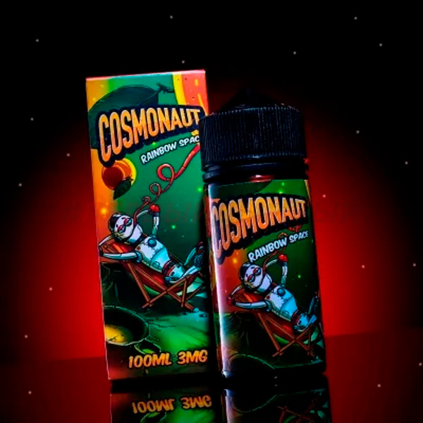 Жидкость Cosmonaut 100мл 3мг Rainbow Space - Лимонад из облепихи с грейпфрутовым соком