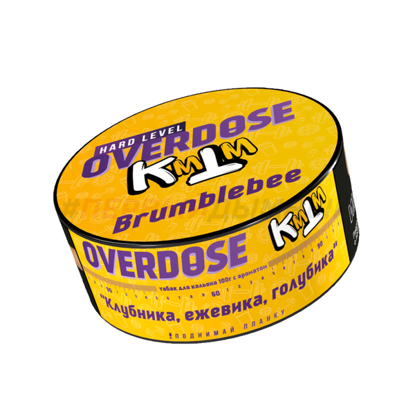 Overdose 25гр Brumblebee - Клубника ежевика голубика