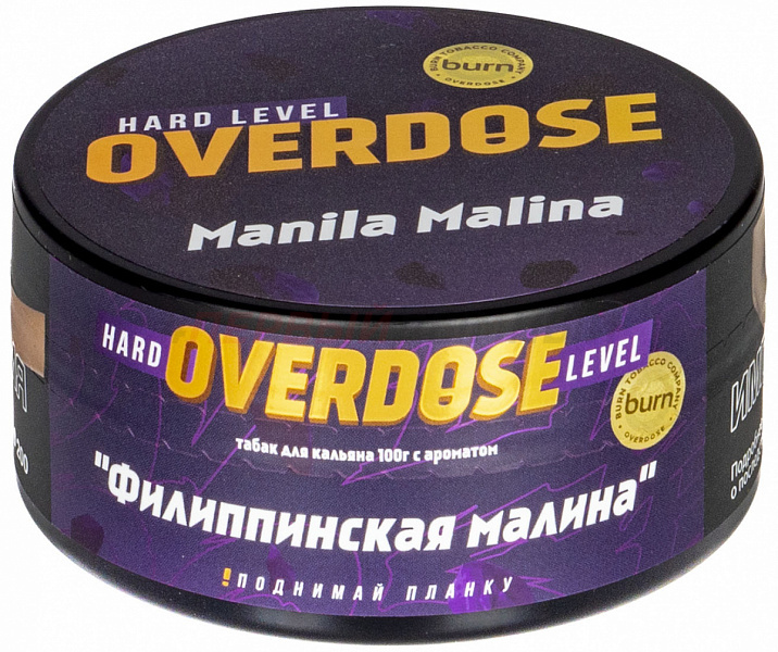 (МТ) Overdose 100гр Malina Malina - Филиппинская малина