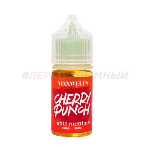Жидкость HYBRID Maxwells 30мл 20мг Cherry Punch - Вишневый пунш