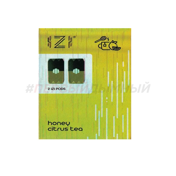 Картридж IzI x2 - Honey citrus tea (Медовый циструсовый чай) Совместимый с Juul