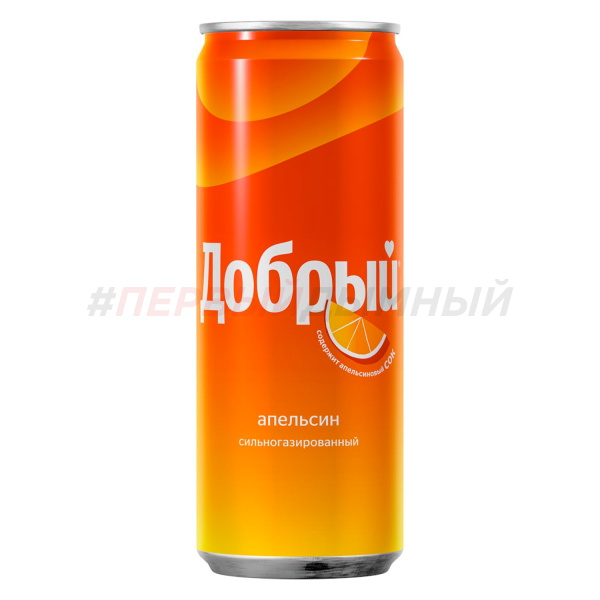 Напиток Добрый Апельсин - Вит C 0,33л Ж/б