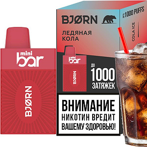 Одноразовая Э.С. BJORN MINI BAR (1000) - Кола лед