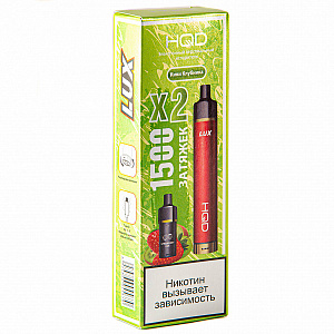 Набор HQD LUX с картриджем x2 Strawberry Kiwi - Клубника Киви
