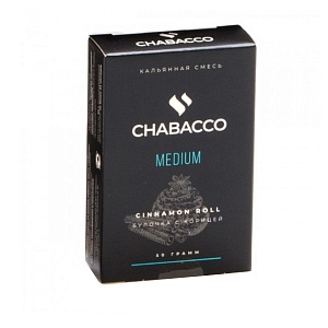 Chabacco Medium 50гр Cinnamon Roll - Булочка с корицей