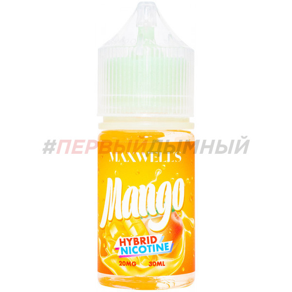 (МТ) Жидкость HYBRID Maxwells 30мл 20мг Mango - Тропическое манго