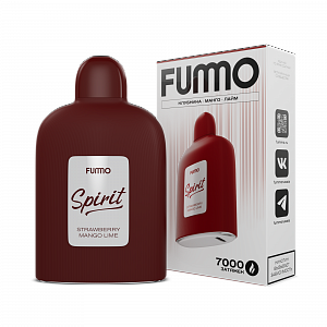 Одноразовая Э.С. FUMMO Spirit (7000) Клубника Манго Лайм (с подзарядкой)