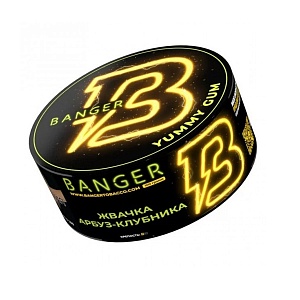 Banger 100гр Yummy gum - Арбузно-клубничная жвачка