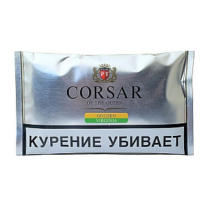 (МТ) Табак курительный тонкорезанный Corsar 35г. Golden Virginia - Золотая Вирджиния