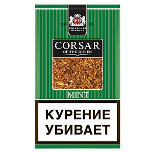 (МТ) Табак курительный тонкорезанный (Сигаретный) Corsar 35г. Mint - Мятный