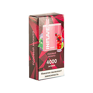 Одноразовая Э.С. INFLAVE MAX (4000) - Розовый мохито (с подзарядкой)