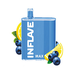 Одноразовая Э.С. INFLAVE MAX (4000) - Черника лимон (с подзарядкой)
