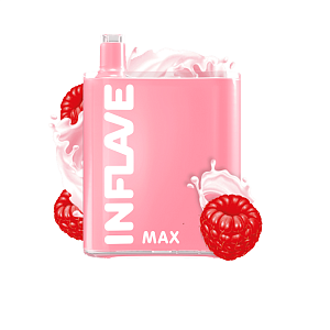 Одноразовая Э.С. INFLAVE MAX (4000) - Малиновый йогурт (с подзарядкой)
